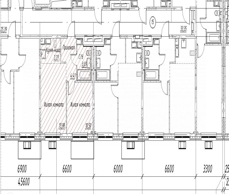 Продаётся 2-комнатная квартира, 36.11 м²