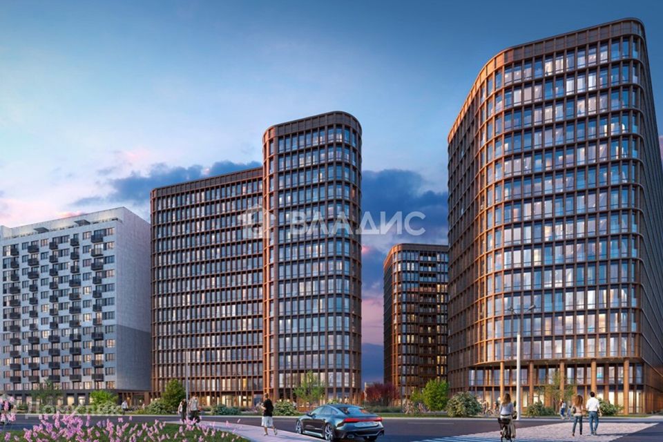 Продаётся 1-комнатная квартира, 43.3 м²