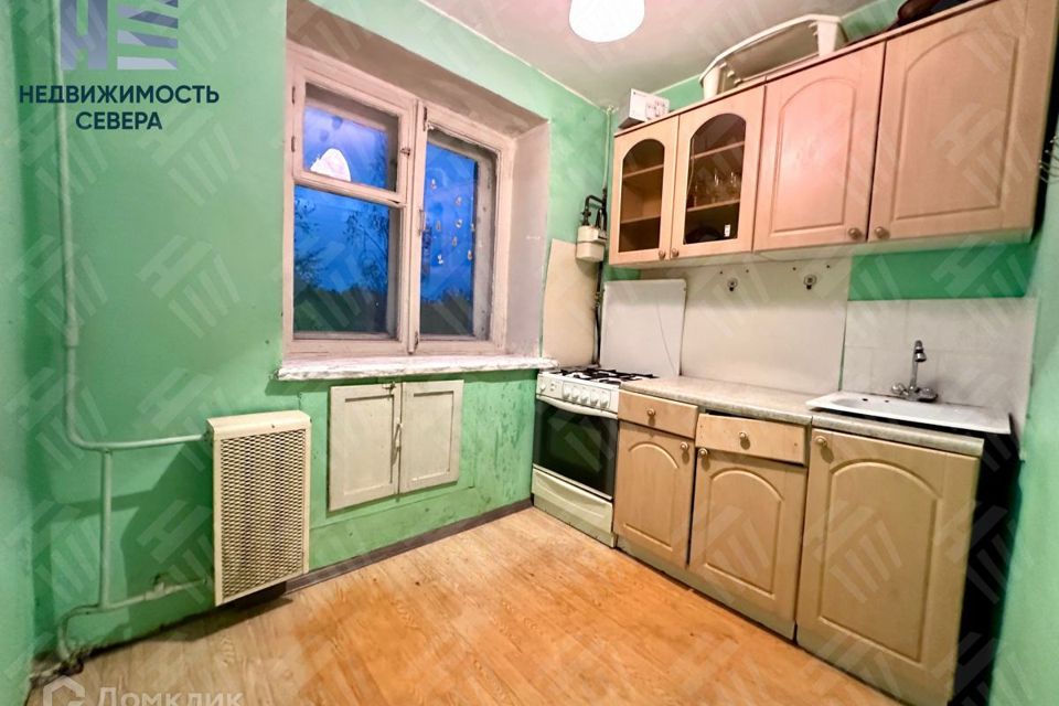 Продаётся 3-комнатная квартира, 59.4 м²