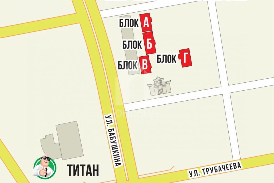 Продаётся 3-комнатная квартира, 79.9 м²