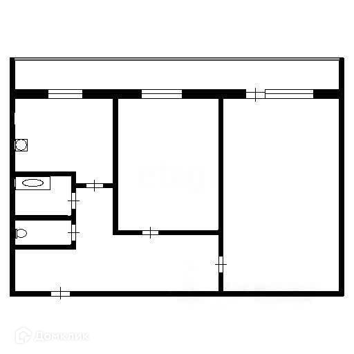 Сдаётся 2-комнатная квартира, 54 м²