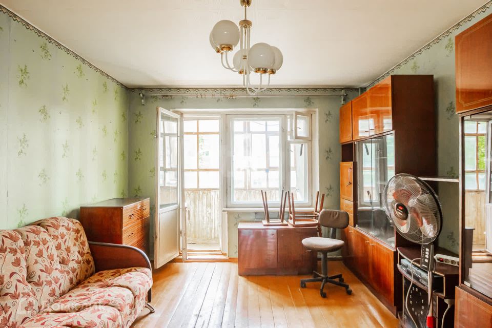 Продаётся 3-комнатная квартира, 61.1 м²