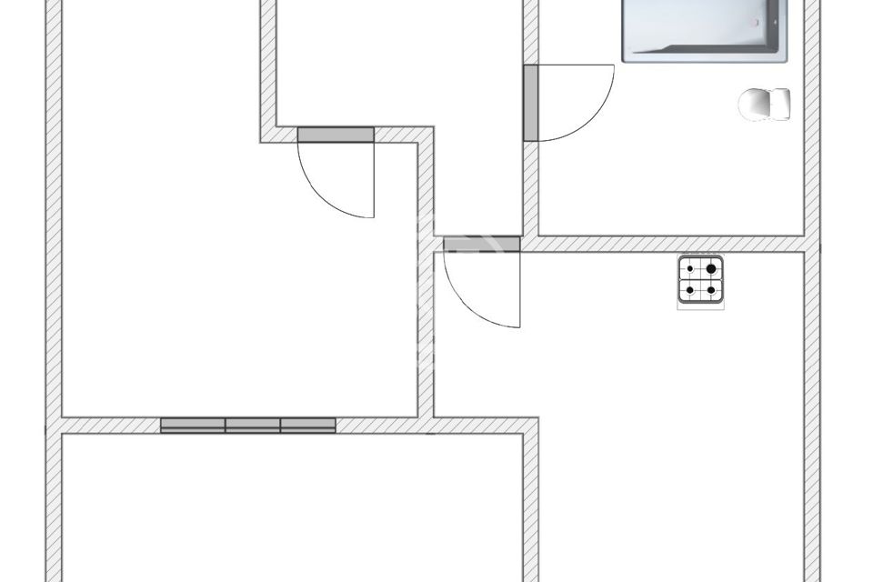 Продаётся 1-комнатная квартира, 38 м²