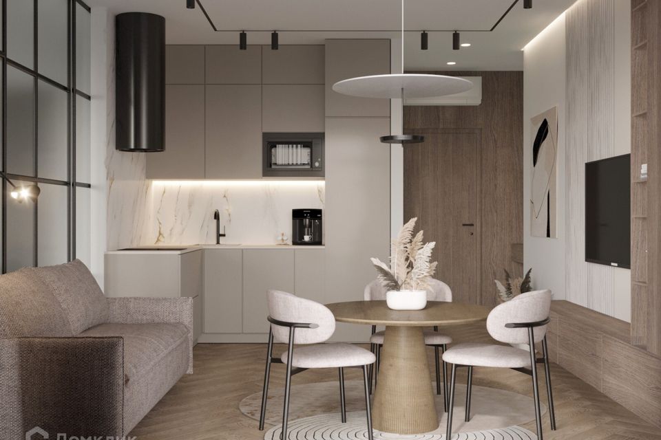 Продаётся 1-комнатная квартира, 40.91 м²