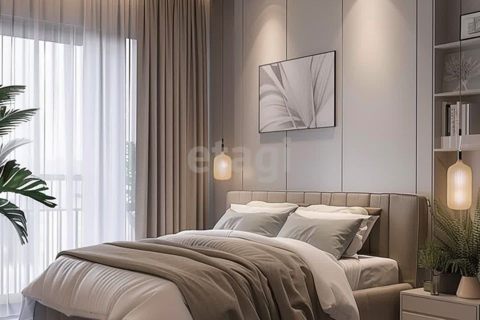 Продаётся 1-комнатная квартира, 46 м²