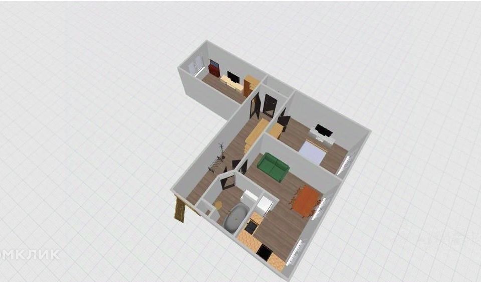 Продаётся 2-комнатная квартира, 59 м²