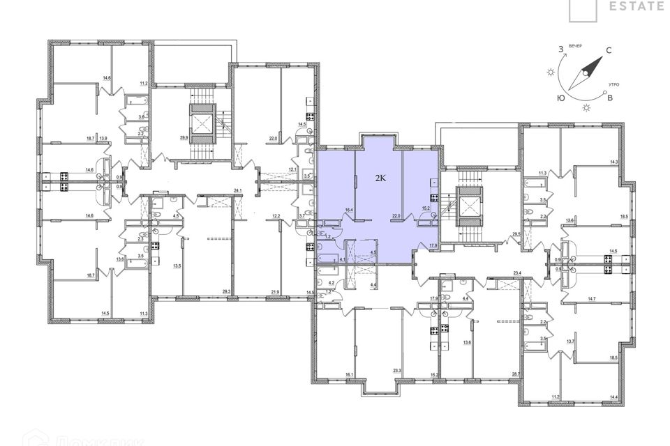 Продаётся 2-комнатная квартира, 83 м²