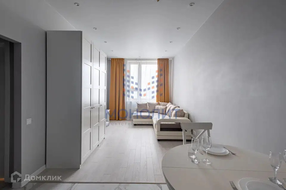 Продаётся 2-комнатная квартира, 51.6 м²