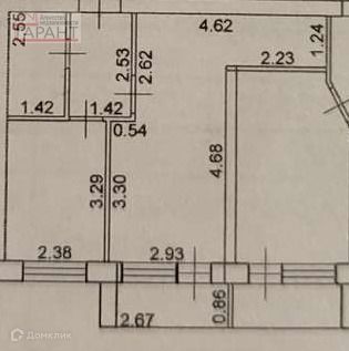 Продаётся 1-комнатная квартира, 33.7 м²