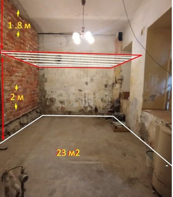 Продаётся 1-комнатная квартира, 23 м²