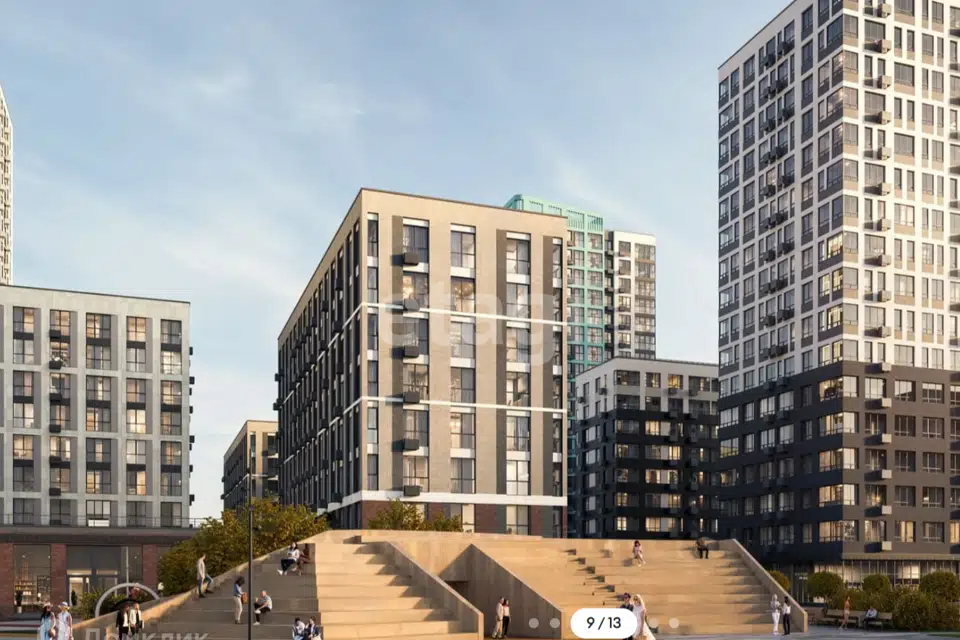 Продаётся 2-комнатная квартира, 53.2 м²