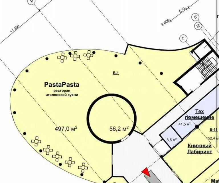 Сдаётся помещение своб. назначения, 500 м²