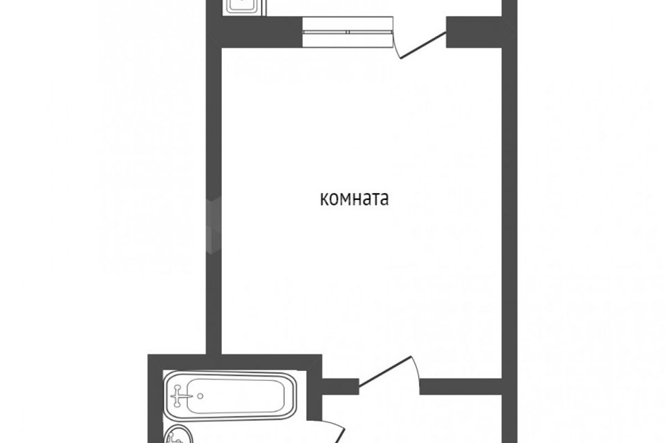 Продаётся студия, 16.8 м²