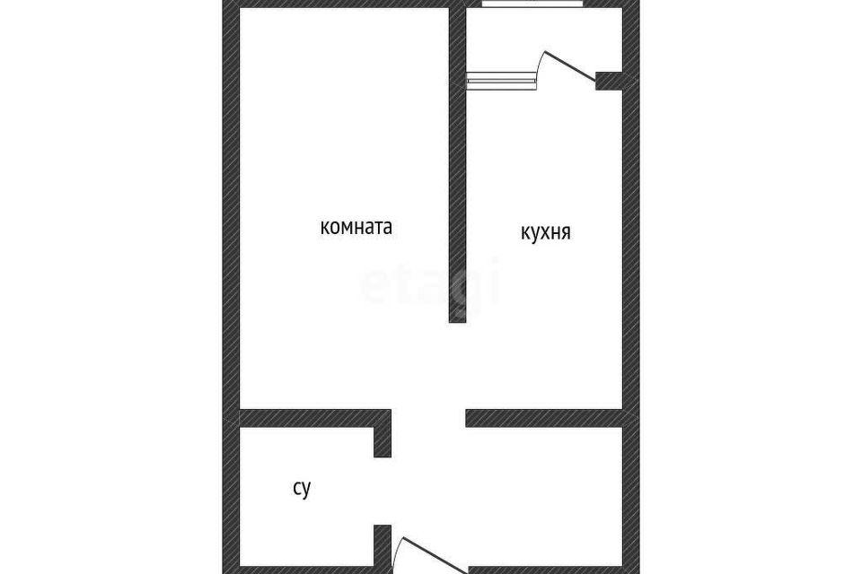 Продаётся 1-комнатная квартира, 36 м²