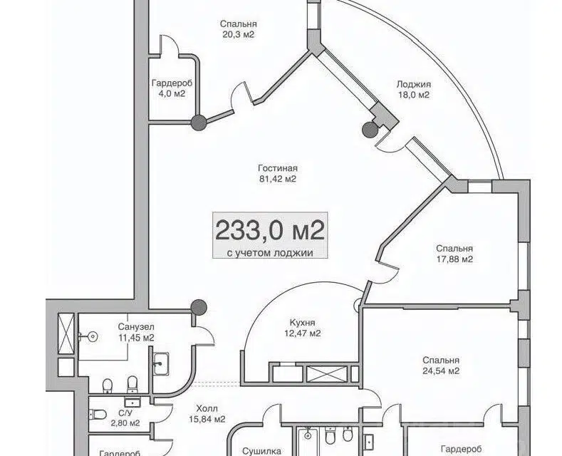 Продаётся 4-комнатная квартира, 228 м²