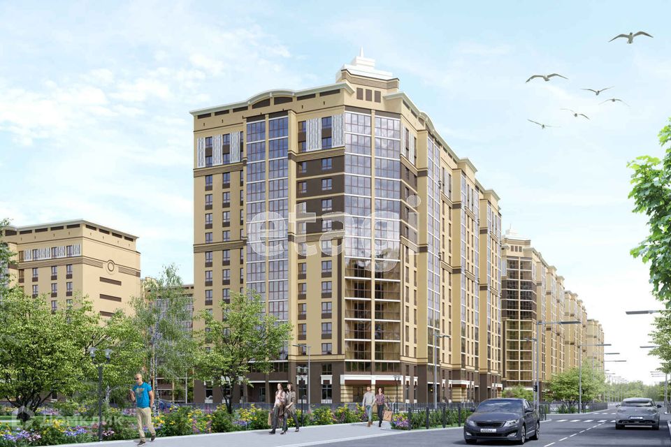 Продаётся 2-комнатная квартира, 67.8 м²
