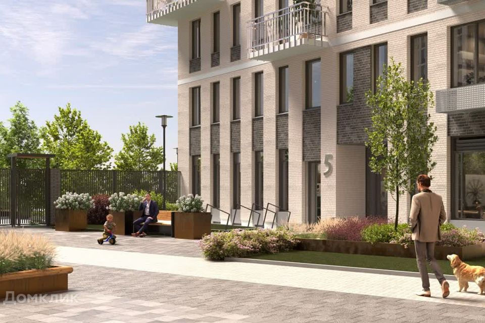 Продаётся 1-комнатная квартира, 43.3 м²