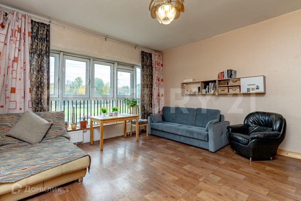 Продаётся 1-комнатная квартира, 46.7 м²