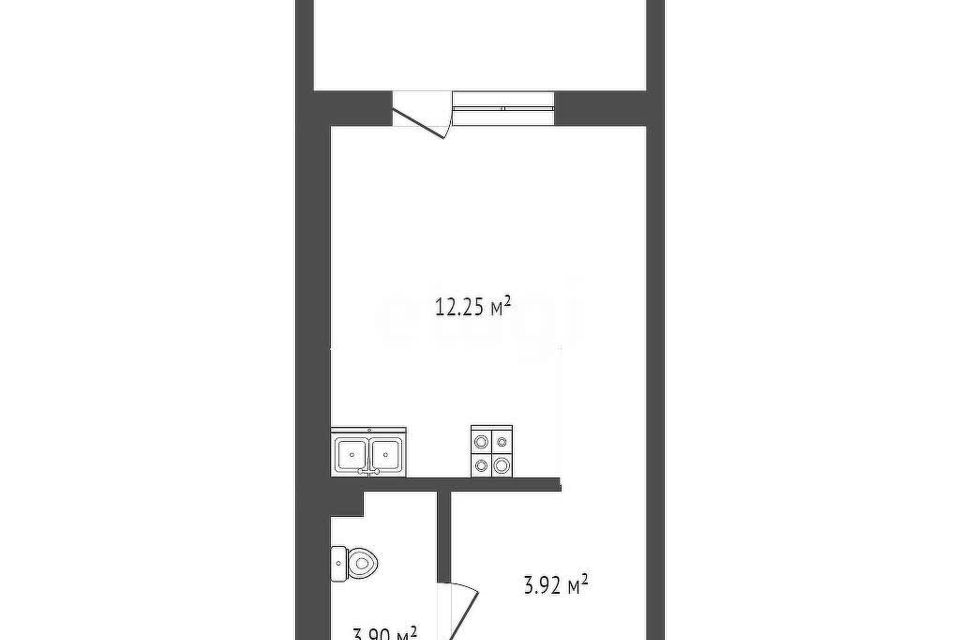 Продаётся студия, 20.1 м²