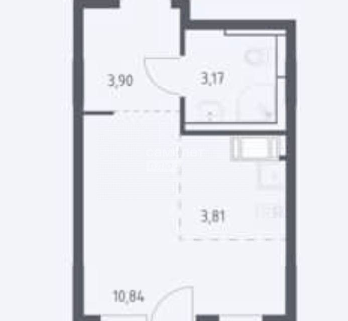 Продаётся студия, 22.6 м²