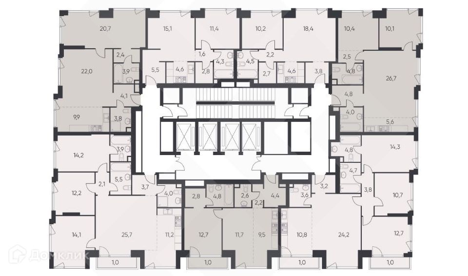 Продаётся 4-комнатная квартира, 95 м²