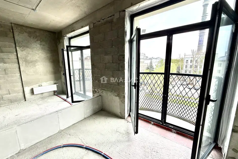 Продаётся 1-комнатная квартира, 46.4 м²