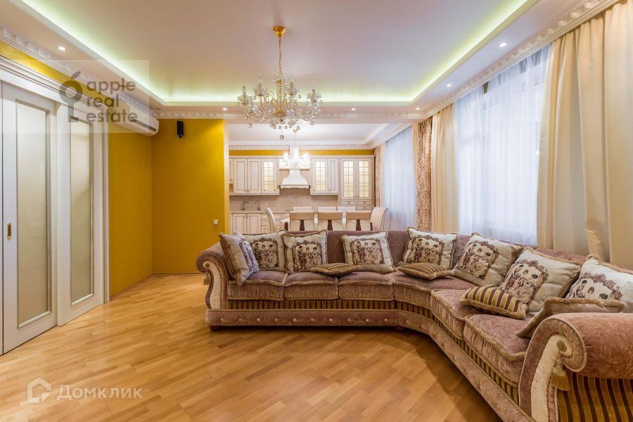 Сдаётся 4-комнатная квартира, 186 м²