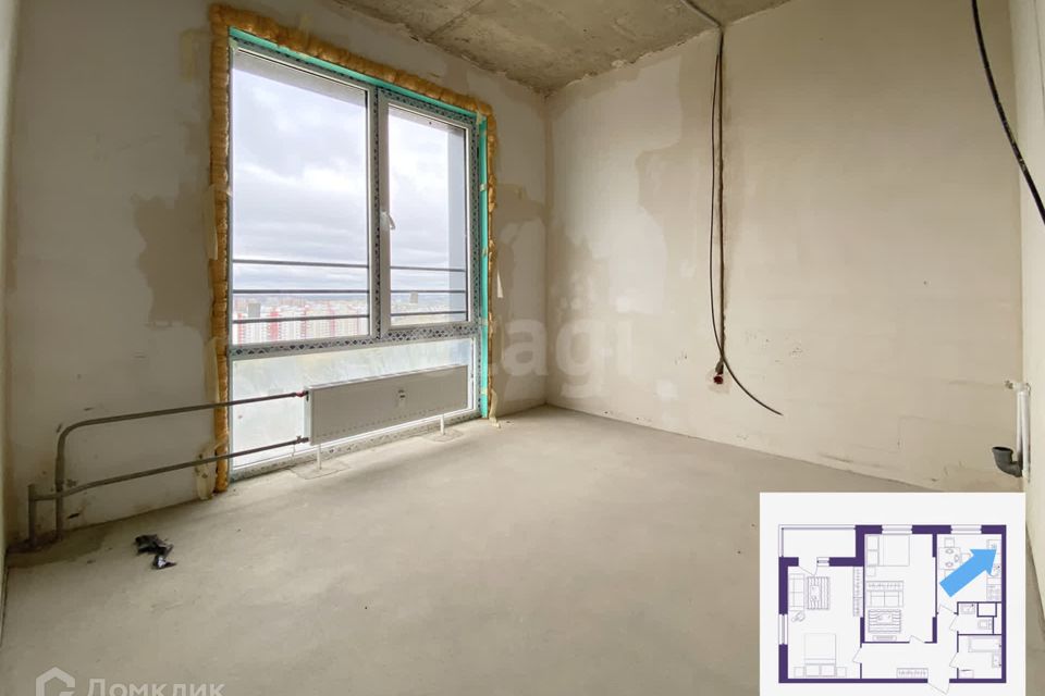 Продаётся 2-комнатная квартира, 55 м²