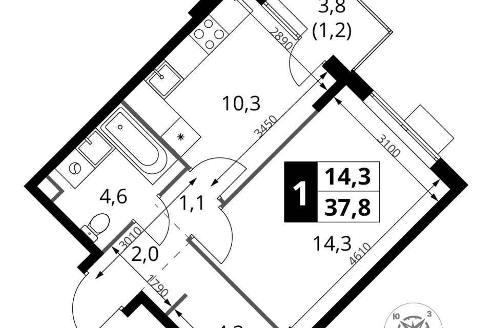 Химки 1 Комнатная Новостройки Купить