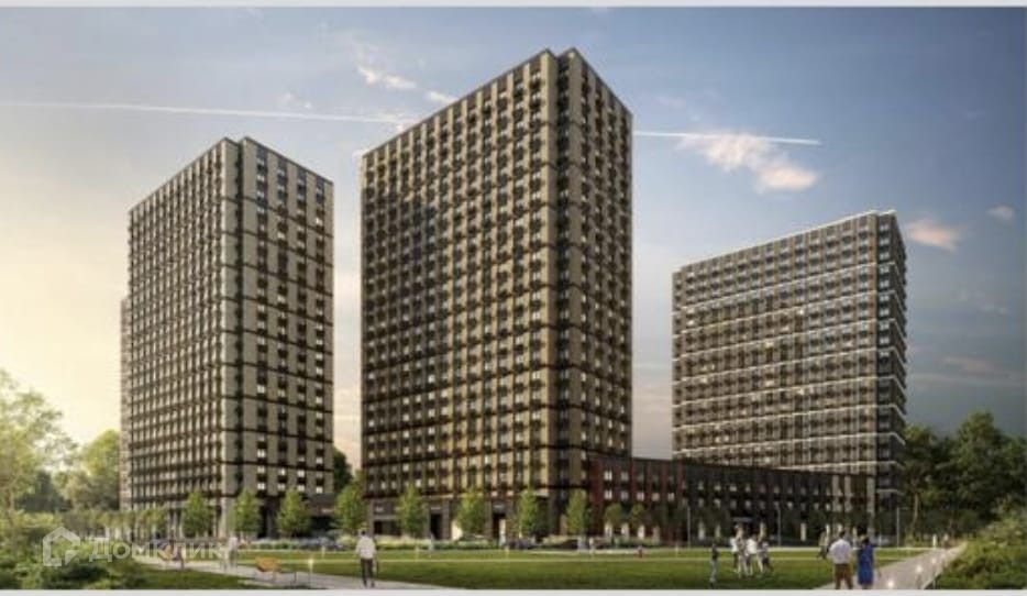 Продаётся 1-комнатная квартира, 40.4 м²