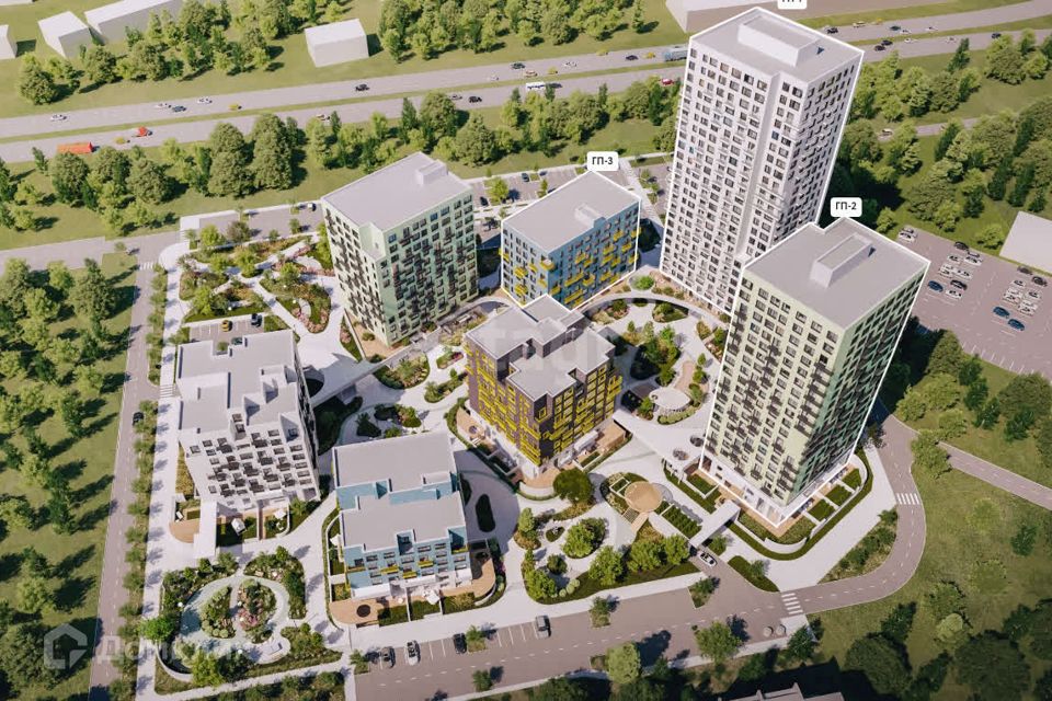 Продаётся 1-комнатная квартира, 45.9 м²