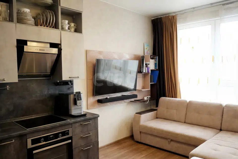 Продаётся 1-комнатная квартира, 35.3 м²