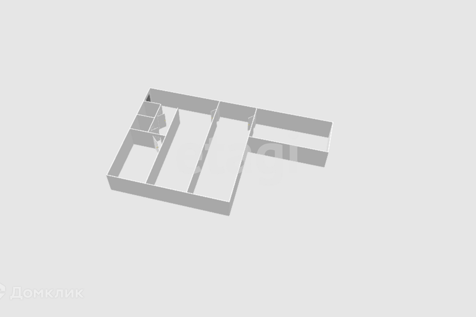 Продаётся 3-комнатная квартира, 70.9 м²