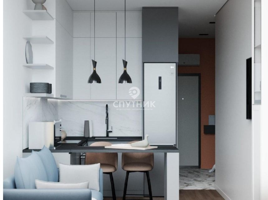 Продаётся 1-комнатная квартира, 38 м²