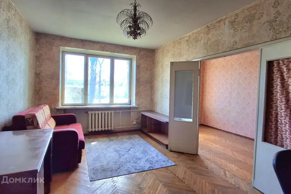 Продаётся 3-комнатная квартира, 54.3 м²