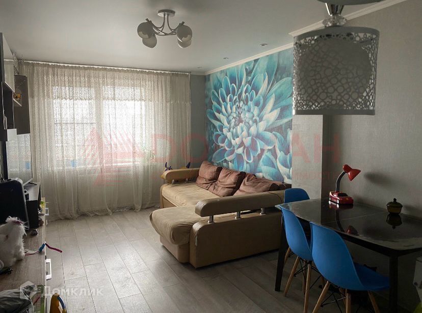 Продаётся 2-комнатная квартира, 69.9 м²