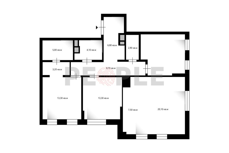 Продаётся 4-комнатная квартира, 98.7 м²