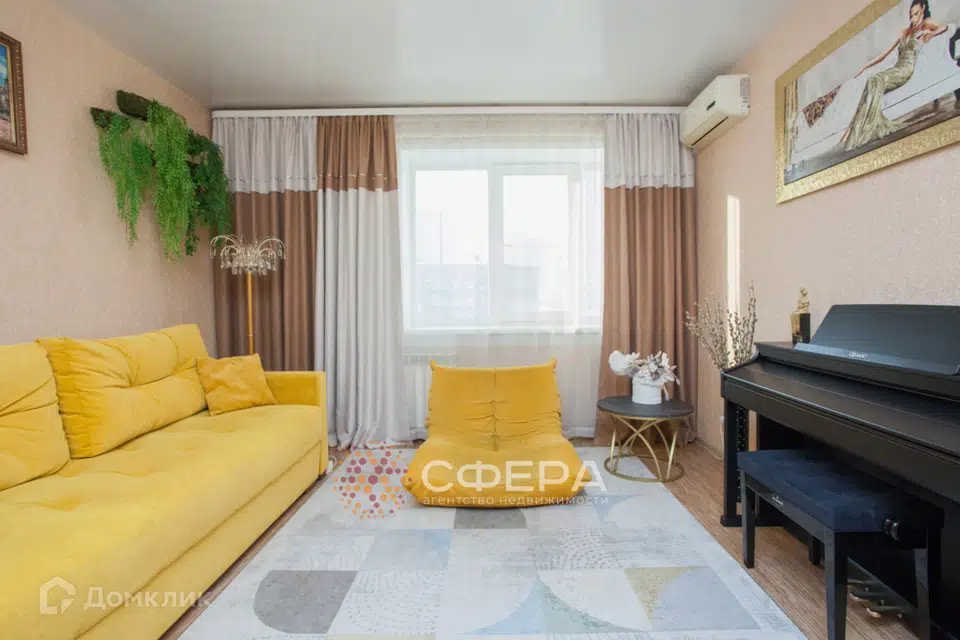Продаётся 4-комнатная квартира, 74 м²