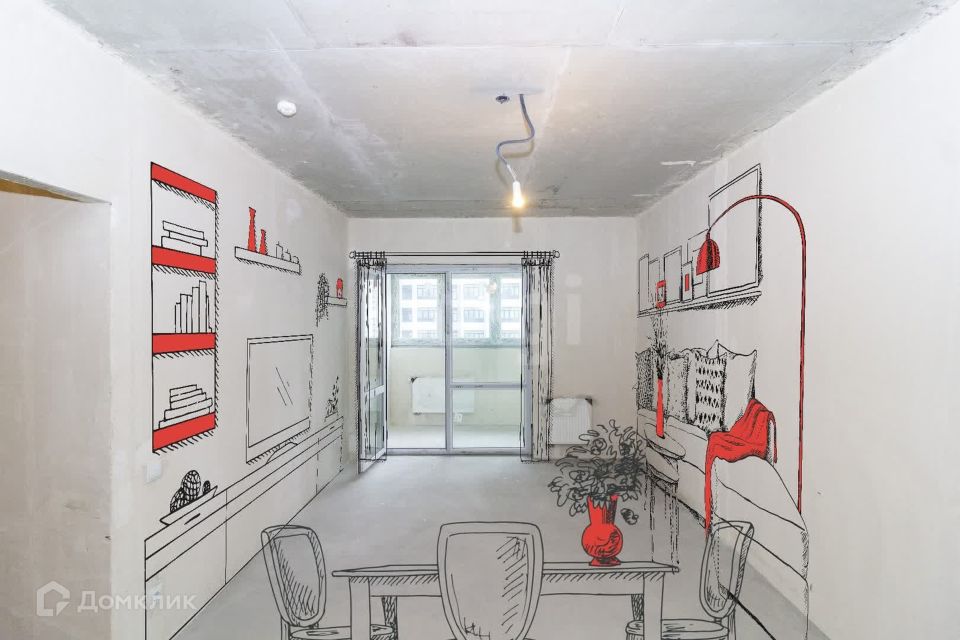 Продаётся 2-комнатная квартира, 53.3 м²