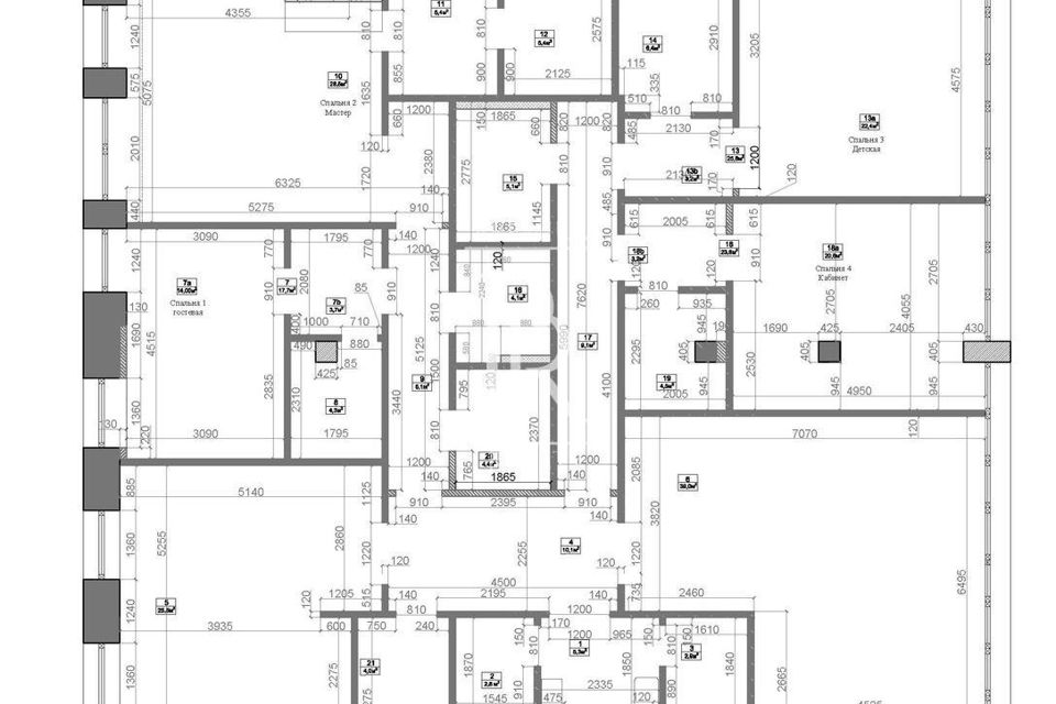 Продаётся 5-комнатная квартира, 256 м²