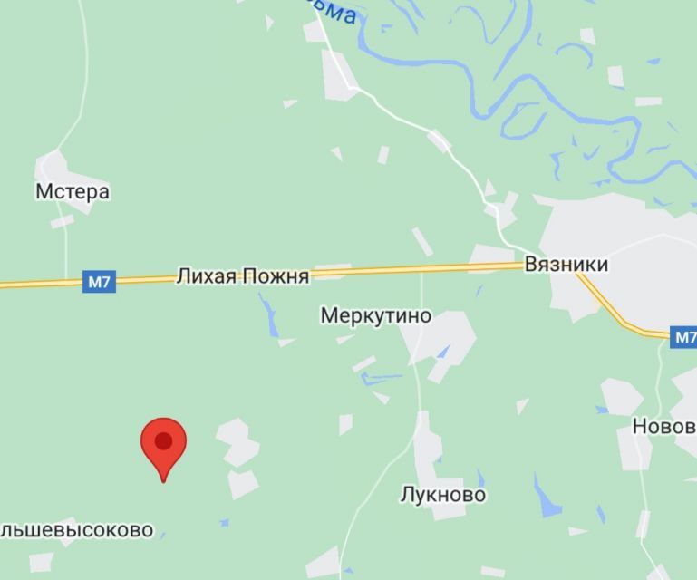 Нововязники владимирская область карта