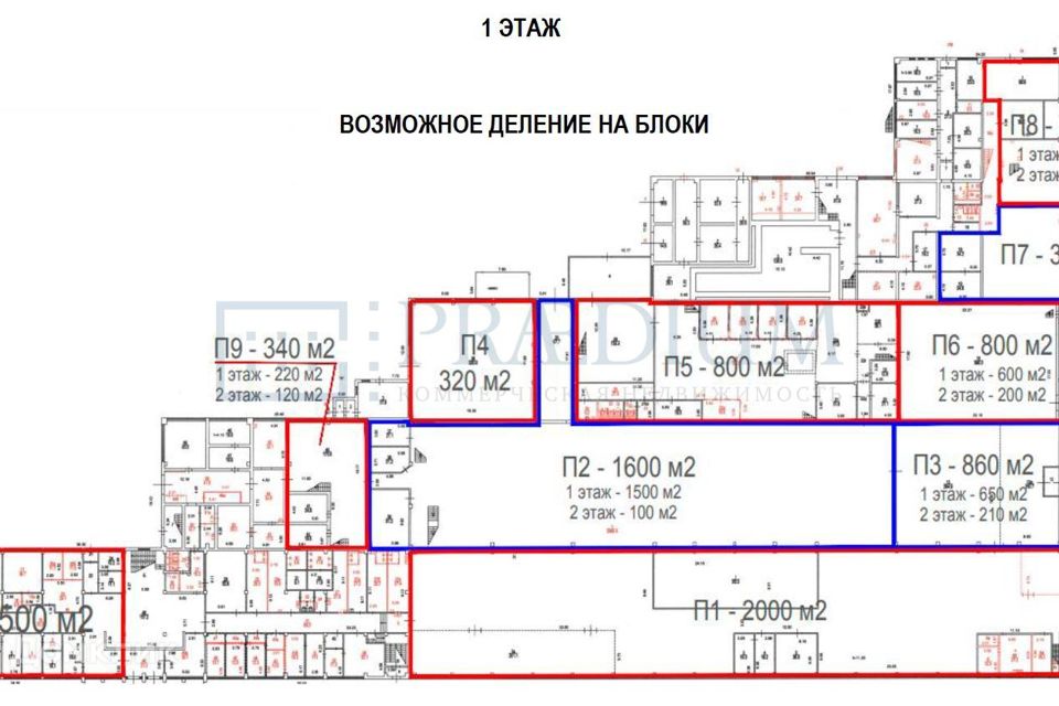 Нагрузка на 1 м2 площади пола склада