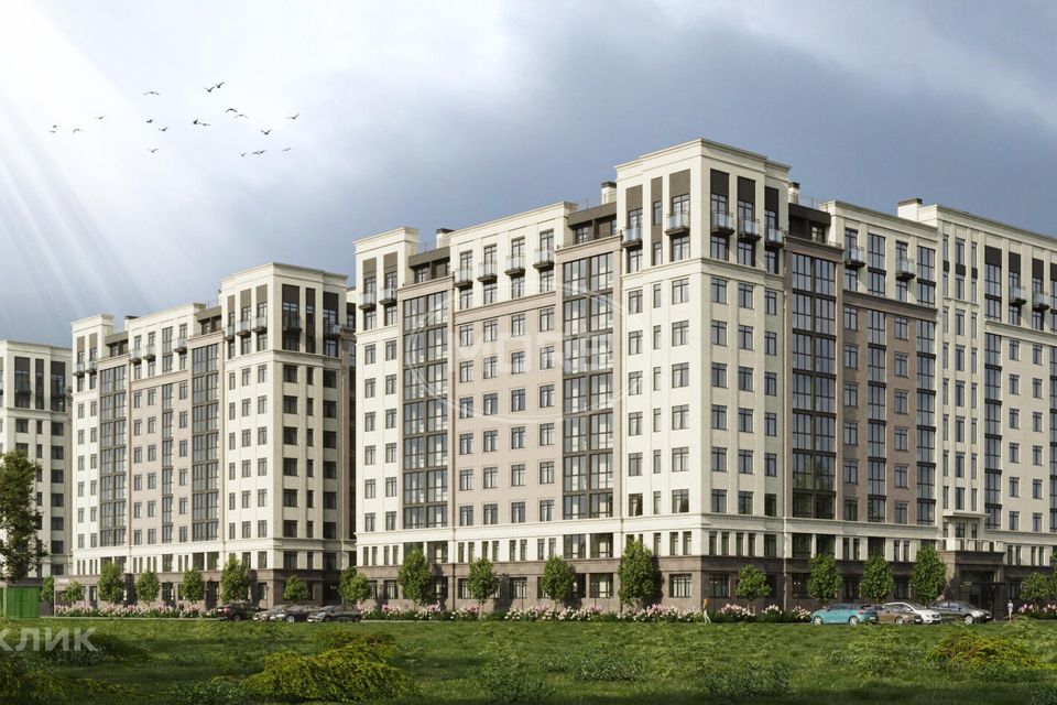 Продаётся 2-комнатная квартира, 54.62 м²