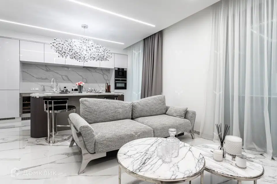 Продаётся 2-комнатная квартира, 57 м²