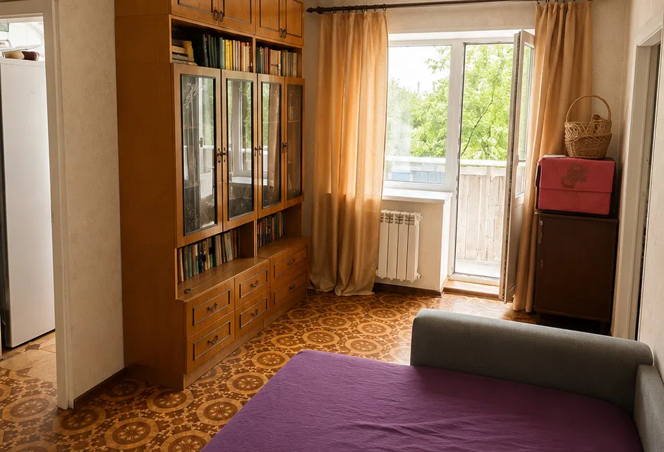Продаётся 3-комнатная квартира, 55.7 м²