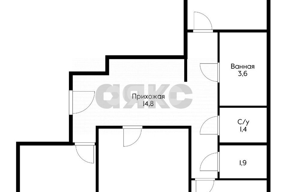 Продаётся 3-комнатная квартира, 78 м²