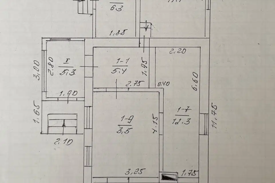 Продаётся 1-этажный дом, 84.7 м²