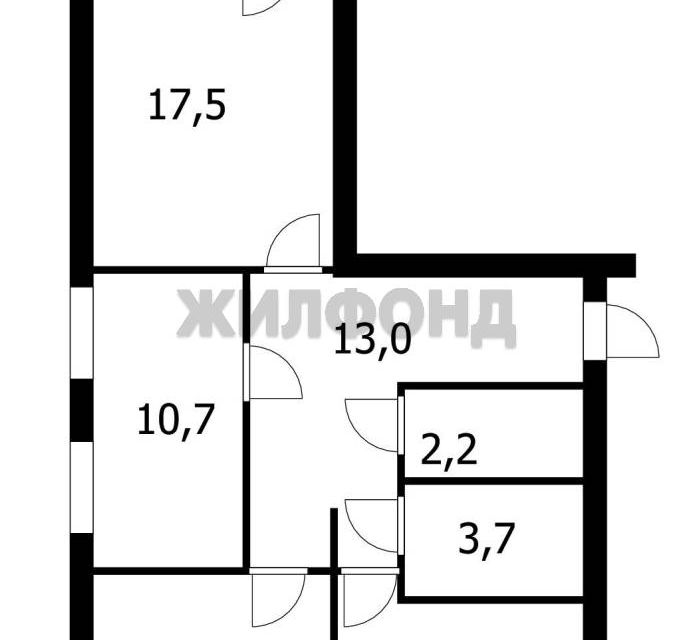 Продаётся 3-комнатная квартира, 70 м²