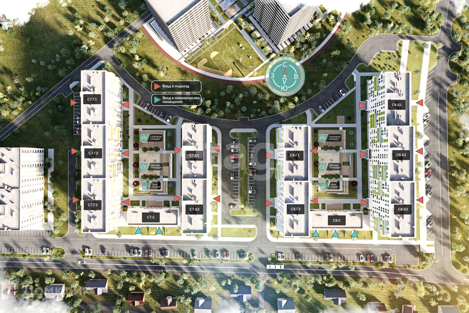 Продаётся 2-комнатная квартира, 51.32 м²