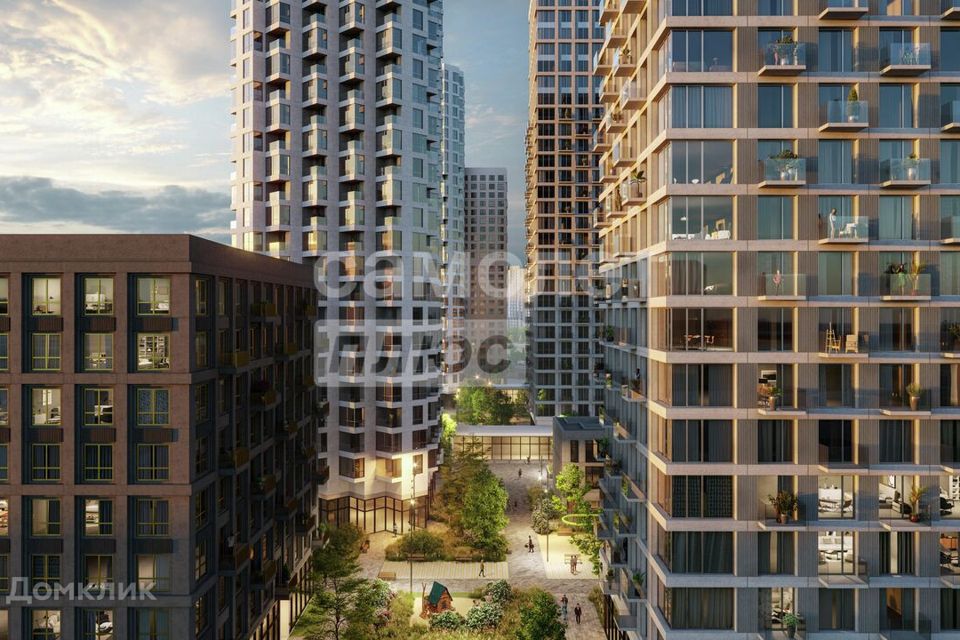 Продаётся 1-комнатная квартира, 43.6 м²